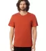 Alternative 6005 Organic Crewneck T-Shirt RED CLAY front view