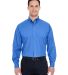 UltraClub 8355 Men's Easy-Care Broadcloth in French blue front view