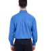UltraClub 8355 Men's Easy-Care Broadcloth in French blue back view