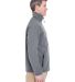 UltraClub 8265 Men's Soft Shell Jacket MGN GRY/ MGN GRY side view