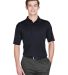 UltraClub 8610 Men's Cool & Dry 8 Star Elite Perfo in Black front view