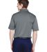 UltraClub 8610 Men's Cool & Dry 8 Star Elite Perfo in Charcoal back view