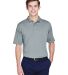UltraClub 8610 Men's Cool & Dry 8 Star Elite Perfo in Silver front view