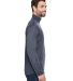 UltraClub 8230 Men's Cool & Dry Sport Quarter-Zip  in Charcoal side view