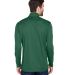 UltraClub 8230 Men's Cool & Dry Sport Quarter-Zip  in Forest green back view