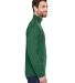 UltraClub 8230 Men's Cool & Dry Sport Quarter-Zip  in Forest green side view