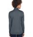 UltraClub 8230L Ladies' Cool & Dry Sport Quarter-Z in Charcoal back view
