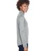UltraClub 8230L Ladies' Cool & Dry Sport Quarter-Z in Grey side view