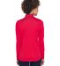 UltraClub 8230L Ladies' Cool & Dry Sport Quarter-Z in Red back view