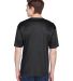 UltraClub 8620 Men's Cool & Dry Basic Performance  in Black back view