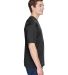 UltraClub 8620 Men's Cool & Dry Basic Performance  in Black side view