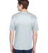 UltraClub 8620 Men's Cool & Dry Basic Performance  in Grey back view