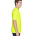 UltraClub 8620 Men's Cool & Dry Basic Performance  in Bright yellow side view