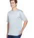 UltraClub 8620 Men's Cool & Dry Basic Performance  in Grey side view