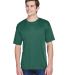 UltraClub 8620 Men's Cool & Dry Basic Performance  in Forest green front view
