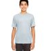 UltraClub 8620Y Youth Cool & Dry Basic Performance in Grey front view