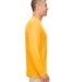 UltraClub 8622 Men's Cool & Dry Performance Long-S in Gold side view
