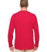 UltraClub 8622 Men's Cool & Dry Performance Long-S in Red back view