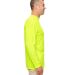 UltraClub 8622 Men's Cool & Dry Performance Long-S in Bright yellow side view