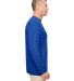 UltraClub 8622 Men's Cool & Dry Performance Long-S in Royal side view
