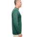 UltraClub 8622 Men's Cool & Dry Performance Long-S in Forest green side view