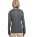 UltraClub 8622W Ladies' Cool & Dry Performance Lon in Charcoal back view