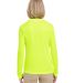 UltraClub 8622W Ladies' Cool & Dry Performance Lon in Bright yellow back view