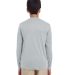 UltraClub 8622Y Youth Cool & Dry Performance Long- in Grey back view
