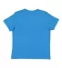 LAT 6180 Youth Heavyweight Combed Ringspun Cotton  COBALT back view