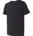 LAT 6980 Heavyweight Combed Ringspun Cotton T-Shir BLACK side view
