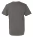 LAT 6980 Heavyweight Combed Ringspun Cotton T-Shir CHARCOAL back view