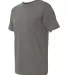 LAT 6980 Heavyweight Combed Ringspun Cotton T-Shir CHARCOAL side view