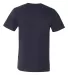 LAT 6980 Heavyweight Combed Ringspun Cotton T-Shir NAVY back view