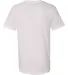 LAT 6980 Heavyweight Combed Ringspun Cotton T-Shir WHITE back view
