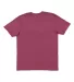 LAT 6980 Heavyweight Combed Ringspun Cotton T-Shir VINTAGE BURGUNDY back view