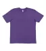 LAT 6980 Heavyweight Combed Ringspun Cotton T-Shir VINTAGE PURPLE front view