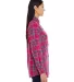 Backpacker BP7030 Ladies' Yarn-Dyed Flannel Shirt BLUE STUART side view