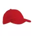 Big Accessories BX001Y Youth Youth 6-Panel Brushed RED front view