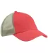 Big Accessories BA601 Washed Trucker Cap COSMO/ GRAY front view