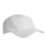 Big Accessories BA603 Pearl Performance Cap WHITE side view