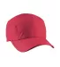 Big Accessories BA603 Pearl Performance Cap RED front view