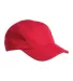 Big Accessories BA603 Pearl Performance Cap RED side view