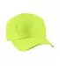 Big Accessories BA603 Pearl Performance Cap NEON YELLOW front view