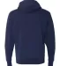 Independent Trading Co. EXP90SHZ Unisex Sherpa-Lin Navy Heather back view