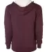 Independent Trading Co. EXP90SHZ Unisex Sherpa-Lin Burgundy Heather back view