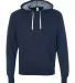 Independent Trading Co. PRM90HT Unisex Midweight F Navy Heather front view