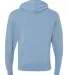 Independent Trading Co. PRM90HT Unisex Midweight F Sky Heather back view