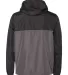 Independent Trading Co. EXP54LWZ Windbreaker Light Black/ Graphite back view