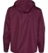 Independent Trading Co. EXP54LWZ Windbreaker Light Maroon back view