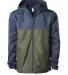 Independent Trading Co. EXP54LWZ Windbreaker Light Classic Navy/ Army front view